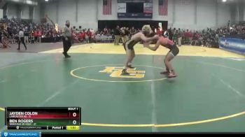 152 lbs Round 1 (3 Team) - Ben Rogers, Wantagh Sr High vs Jayden Colon, Lancaster HS