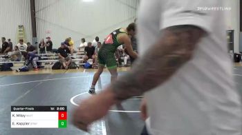 220 lbs Quarterfinal - Ethan Kappler, Spartan Mat Club vs Keith Miley, Whitfield School