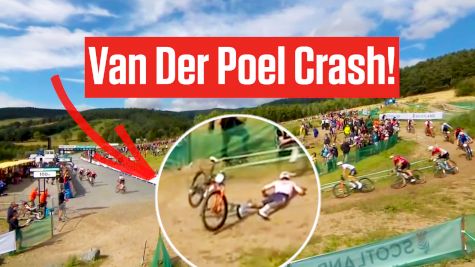 Mathieu Van Der Poel Crashes Out Of Mountain Bike World Championships 2023