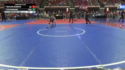 69 lbs Cons. Round 4 - Waylon Burrow, Lockwood Wrestling Club vs Kye Paulson, Wolf Point Wrestling Club