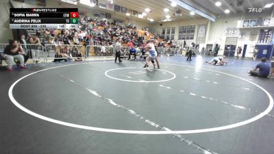 235 lbs 5th Place Match - Sofia Ibarra, Etiwanda vs Audrina Felix, Temescal Canyon