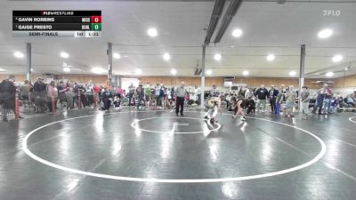 175 lbs Semifinal - Gavin Robbins, Middlebury Center vs Gaige Presto, Hunlock Creek