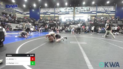 100 lbs Rr Rnd 2 - Jackson Jones, F-5 Grappling vs Jett Parker, Deer Creek Wrestling Club