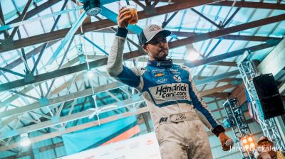 Kyle Larson Celebrates In Knoxville Nationals Victory Lane