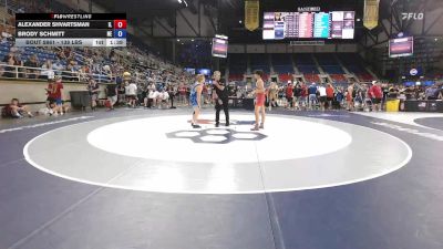 138 lbs Champ. Rd Of 16 - Alexander Shvartsman, IL vs Brody Schmitt, NE