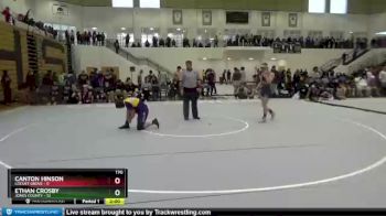 170 lbs Semis & 1st Wb (8 Team) - Ethan Crosby, Jones County vs Canton Hinson, Locust Grove