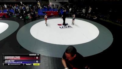 71 lbs Semifinal - Andersen Park, Rough House Wrestling vs Jacob Fay, Top Fueler Wrestling Club