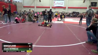 75 lbs Semifinal - Ethan Giesbrecht, Tennessee Valley Wrestling vs Brentley Mabe, Brute Force Wrestling