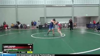 200 lbs Round 3 (8 Team) - Laney Rhodes, South Carolina vs Savannah Sistad, Iowa