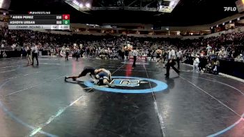 4A 139 lbs Champ. Round 1 - Aiden Perez, Deming vs Ashdyn Urban, Ruidoso