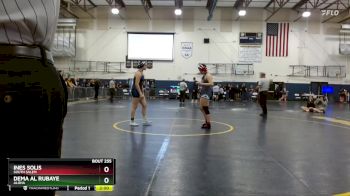 155 lbs 1st Place Match - Dema Al Rubaye, Aloha vs Ines Solis, South Salem