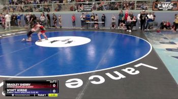 77 lbs Cons. Semi - Wyatt Horine, Juneau Youth Wrestling Club Inc. vs Bradley Sherry, Interior Grappling Academy