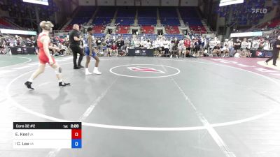 120 lbs Cons 32 #2 - Ezekiel Keel, VA vs Cadell Lee, VA