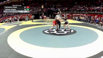 G-190 lbs Champ. Round 1 - Sophia Harris, G-Ben. Logan vs Michaela Stork, G-Port Clinton