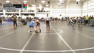 96 lbs Round Of 16 - Lucas Vernon, Southington vs Thomas Desmond, Wolfpack WC