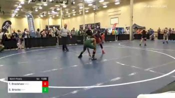 145 lbs Semifinal - Taye Bradshaw, Apollo Ridge vs Sa'Nir Brooks, Pittsburgh