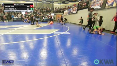 49 lbs 2nd Place - Jensen Oss, Husky WC vs Jose Rosas Jr., OKC Saints Wrestling