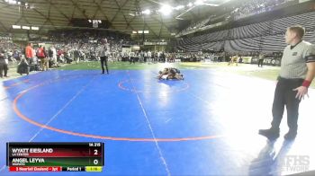 1A 215 lbs Semifinal - Angel Leyva, Wapato vs Wyatt Eiesland, La Center