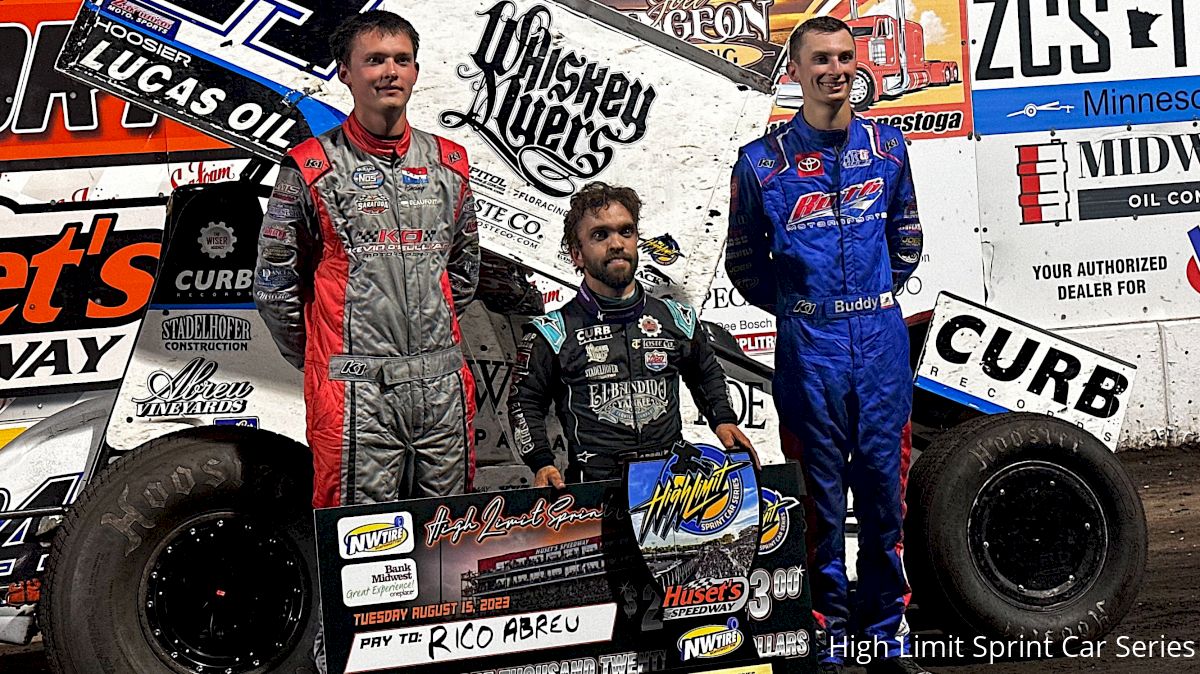 Rico Abreu Slides Robbie Price For High Limit Sprint Car Win At Huset's