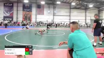 75 lbs Rr Rnd 2 - Brandon Danyo, Iron Horse White vs Brennan Ververka, Ride Out Wrestling Club Blue