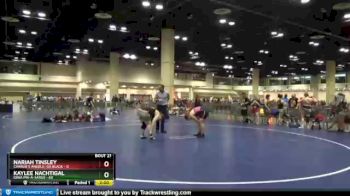 185 lbs Round 5 (10 Team) - Kaylee Nachtigal, Iowa Pin-A-Sarus vs Nariah Tinsley, Charlie`s Angels- GA Black