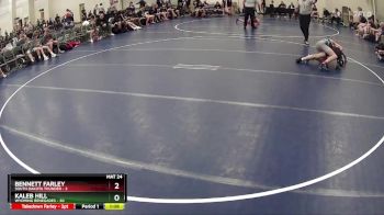 117 lbs Round 5 (6 Team) - Kaleb Hill, Wyoming Renegades vs Bennett Farley, South Dakota Thunder