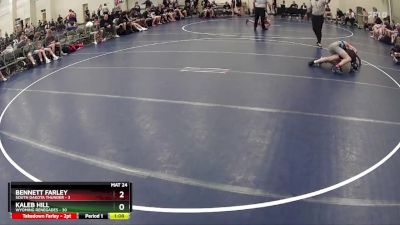 117 lbs Round 5 (6 Team) - Kaleb Hill, Wyoming Renegades vs Bennett Farley, South Dakota Thunder