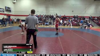 152 lbs Round 3 - Luke Berguson, Homewood Hs vs Liam Scott, Benjamin Russell