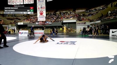 Junior Boys - 144 lbs Champ. Round 2 - Isaiah Torres, Turlock High School Wrestling vs Peter Ruehlman, Dos Pueblos High School Wrestling