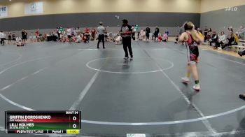 76 lbs Round 7 (10 Team) - Lilli Holmes, 84 Athletes vs Griffin Doroshenko, Mat Assassins