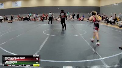 76 lbs Round 7 (10 Team) - Lilli Holmes, 84 Athletes vs Griffin Doroshenko, Mat Assassins