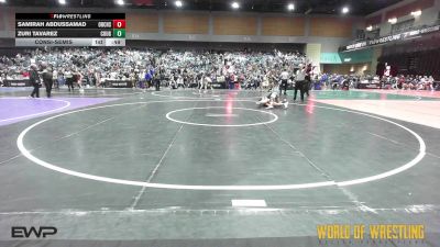 125 lbs Consolation - Samirah Abdussamad, Orchard South WC vs Zuri Tavarez, Cougar Club Wrestling