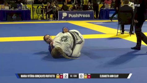 Elisabeth Clay vs Maria Ruffatto | 2025 World Jiu-Jitsu IBJJF Championship