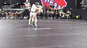 126 lbs 5th & 7th Place - Holden Lindeman, Pleasant Valley vs Owen Smock, Iowa City, West