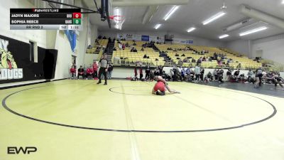 110 lbs Rr Rnd 2 - Jadyn Majors, Grove vs Sophia Reece, Broken Arrow Girls HS