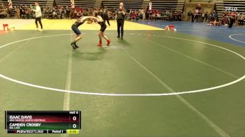 105 lbs Champ. Round 1 - Camden Crosby, Big Lake vs Isaac Davis, UNC (United North Central)