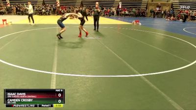 105 lbs Champ. Round 1 - Camden Crosby, Big Lake vs Isaac Davis, UNC (United North Central)