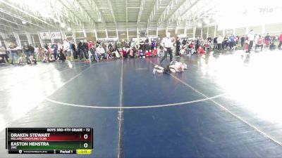 72 lbs Cons. Round 4 - Draken Stewart, Millard Wrestling Club vs Easton Henstra, JWC