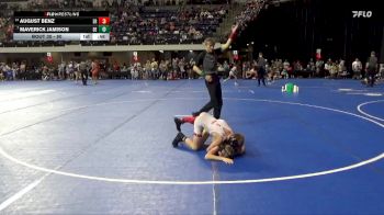 80 lbs Cons. Round 1 - August Benz, Elk River vs Maverick Jamison, Dc Elite