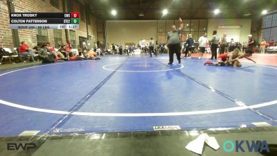 86 lbs Rr Rnd 3 - Knox Trosky, Claremore Wrestling Club vs Colton Patterson, Sallisaw Takedown Club 2