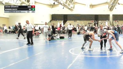 134-H lbs Consi Of 16 #2 - Lucas Gingrich, Hammonton vs Dominik Bucci, Harry S. Truman