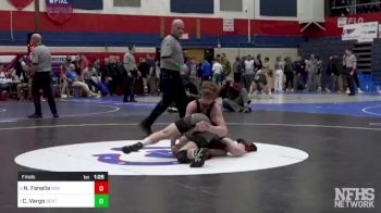 127 lbs Final - Nico Fanella, Indiana vs Chris Vargo, Bentworth