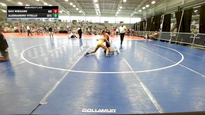 119 lbs Rr Rnd 1 - Dax Wiegand, Indiana Outlaws Maroon vs Alessandro Vitello, Team Gotcha