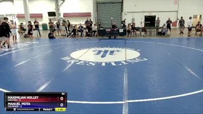 92 lbs Semis & 1st Wrestleback (8 Team) - Maximilian Holley, Ohio Red vs Manuel Mota, Colorado