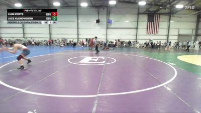 160 lbs Round 2 (10:30am Friday) - Jace Klendworth, Iowa Black vs Liam Potts, NCWAY National Team