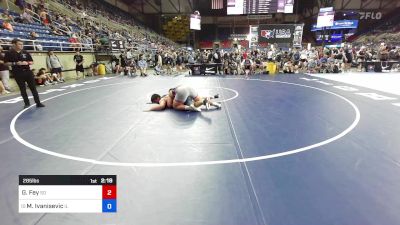 285 lbs Cons 32 #2 - Grady Fey, SD vs Marko Ivanisevic, IL