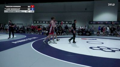 71 kg Quarters - Weston Borgers, New Jersey vs Lane Gudenkauf, Mission Athletics