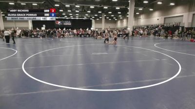 110 lbs Cons. Semis - Abby Richers, Gracie Barra Westchase Wrestling Club vs Olivia-Grace Porras, Savage House Wrestling Club