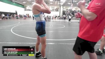 115 lbs Quarterfinal - Peyton Boston, Van Buren High School vs Levi Wheeler, Lions Wrestling Academy