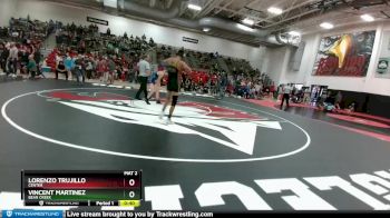 138 lbs Cons. Semi - Lorenzo Trujillo, Center vs Vincent Martinez, Bear Creek